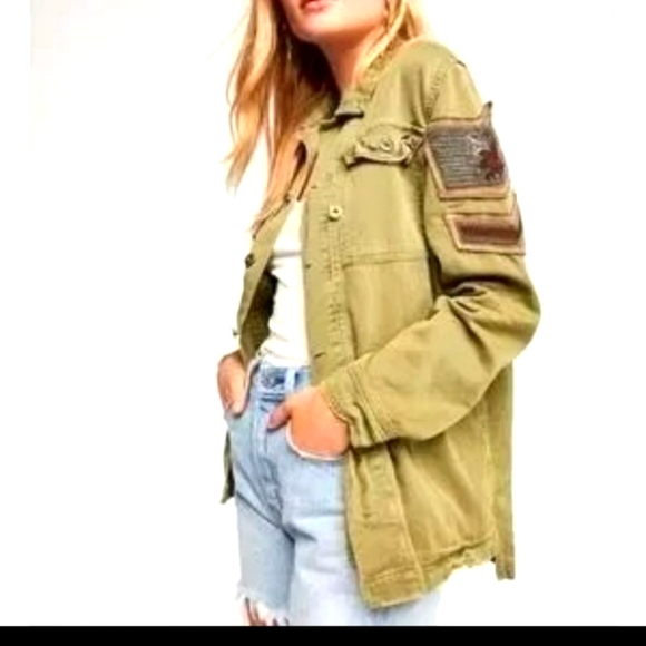Free People Military Jacket - Picture 3 of 13